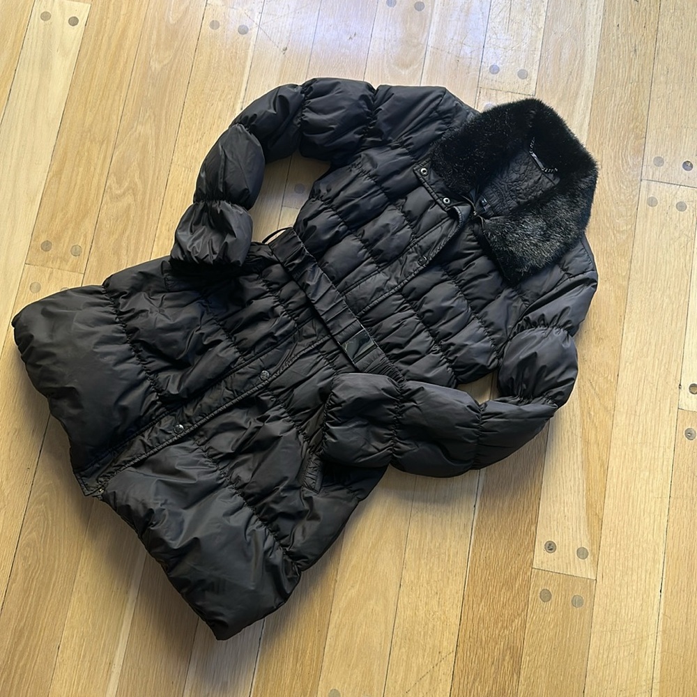 Long black jacket by express